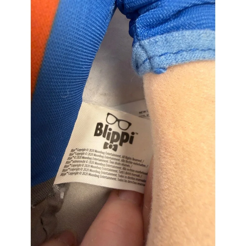 Blippi My Buddy Blippi 16 Inch Plush Figure Doll Blue Orange Outfit 2020 Moonbug